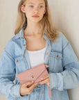 Womens Wallet with Wrist Strap