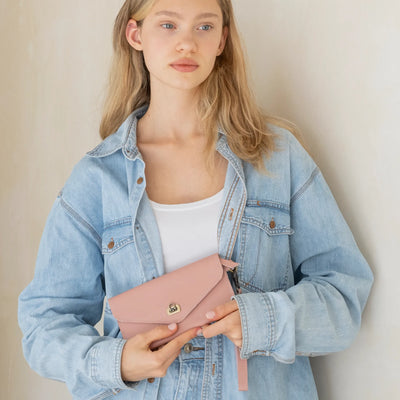 Womens Wallet with Wrist Strap