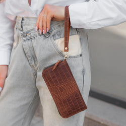 Womens Wallet with Wrist Strap