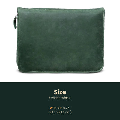 Zipper Portfolio Size Banner