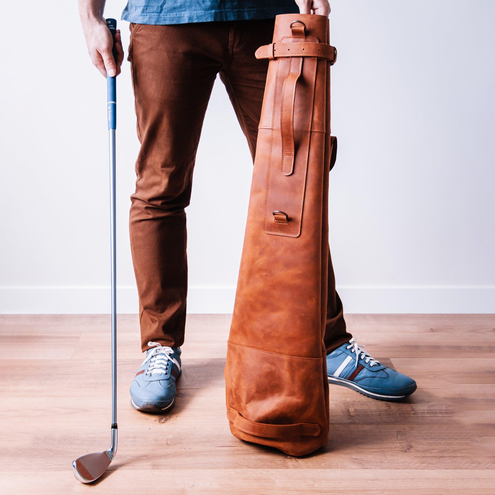 Leather Golf Bag