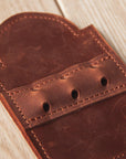 Leather golf tag