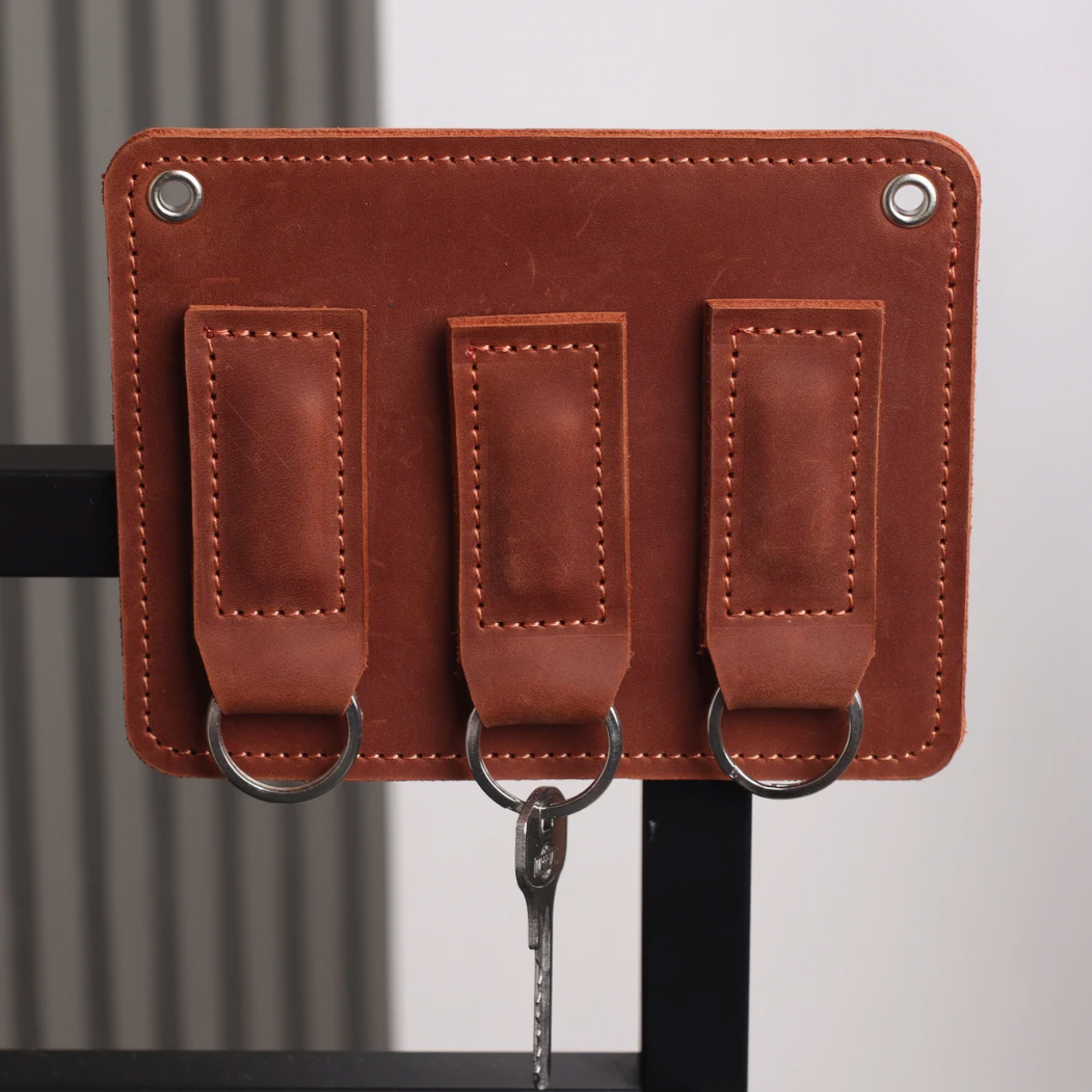 Leather Wall Mounted Key Holder  / Gift for present