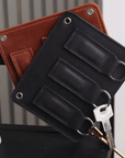 Leather Wall Mounted Key Holder / Gift for present - Pikore
